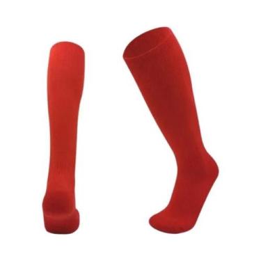 Imagem de Meias Esportivas De Futebol Em Cores Sólidas Para Crianças E Adultos, 