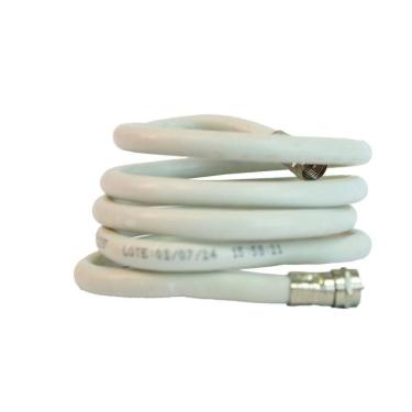 Imagem de Cabo Coaxial Rg59 3m Foxlux Branco 67% Blindagem Tv Cftv
