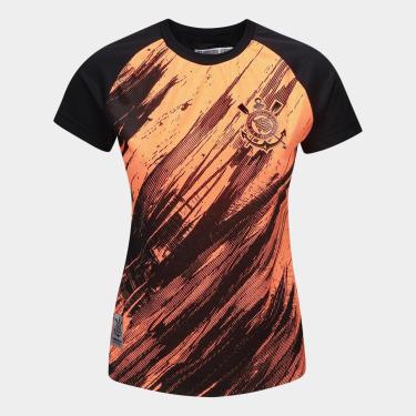 Imagem de Camiseta Corinthians Rajados Feminina-Feminino
