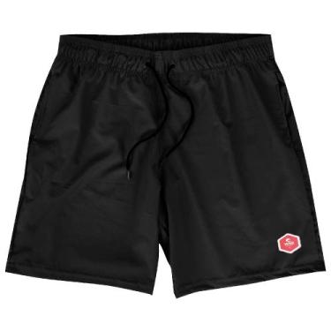 Imagem de Bermuda Academia Elastano Premium Masculina WSS Hexa Colors, Preto, GG