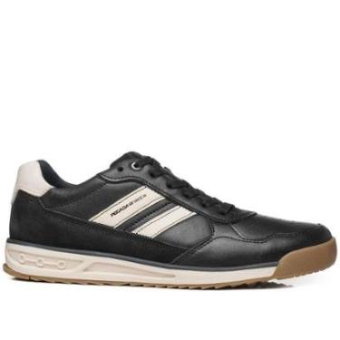 Imagem de Sapatênis Pegada Masculino em Couro Preto 112504-04-Masculino