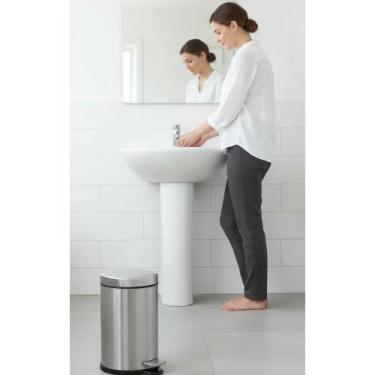 Imagem de Lixeira Inox Pedal 12L: Higiene e Elegância na Cozinha - Congratulatio