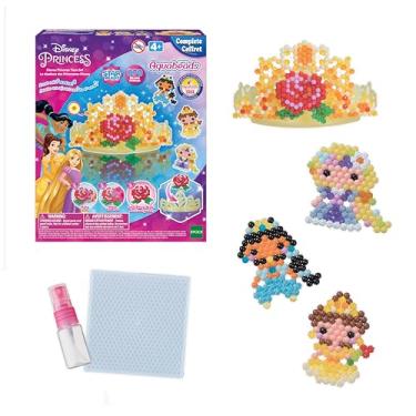 Imagem de Aquabeads Conjunto de tiara princesa Disney, artesanato infantil, contas, artes e artes...
