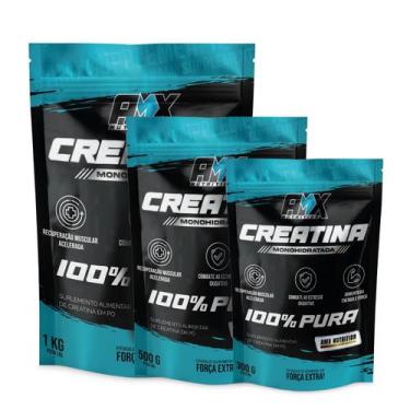 Imagem de Creatina Monohidratada 300G 500G 1KG 100% Pura Sabor Natural - AMX NUT