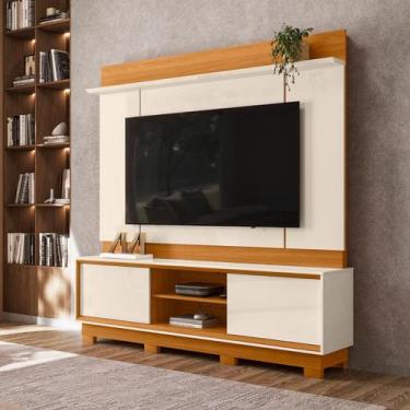 Imagem de Home Theater 183,50cm 2 Portas Para TV Até 75 Polegadas Com Pés Siena 