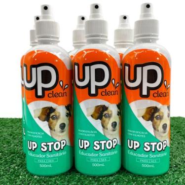 Imagem de 06x Educador 500ml Sanitário Pet Xixi NÃO PODE Cães Spray Limão - Supr
