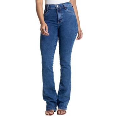 Imagem de Calça Jeans Sawary Boot Cut - 282648 - Azul médio 44, Azul, 44