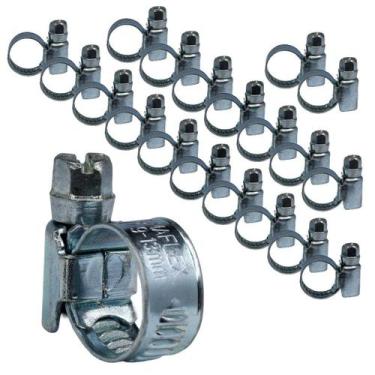 Imagem de KIT 20 Abraçadeira 9X13mm rosca sem fim mangueira de jardim - Acrel