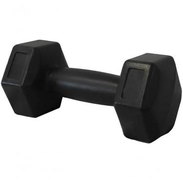 Imagem de Halter Peso Dumbell Sextavado Bonafit 9kg Preto Ahead Sports