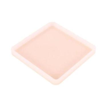 Imagem de Molde De Silicone DIY Para Porta-Copos De Resina: Redondo, Quadrado, R
