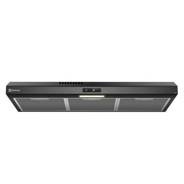 Imagem de Depurador Slim Electrolux DE8TB 80CM 3 Velocidades Preto com Filtro Carvão Ativado Bivolt