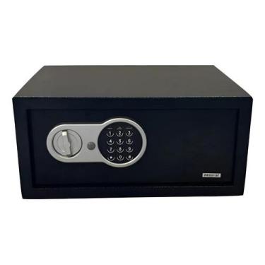 Imagem de Cofre Eletrônico Digital Senha Ou Chave 43x33x20 Cor Preto - Congratul