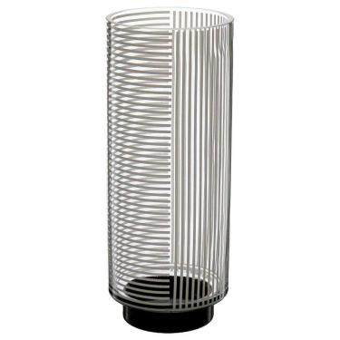 Imagem de VASO DECORATIVO ENFEITE PLANTA LISTRAS VIDRO 25x10x10cm TRANSPARENTE
