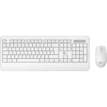 Imagem de Kit Teclado e Mouse sem Fio Lecoo KW202 Branco