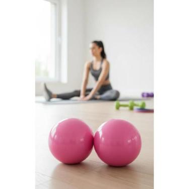 Imagem de Bolas Tonificadoras 1kg Rosa - Força e Reabilitação - Congratulations 