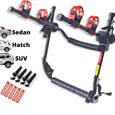 Imagem de Suporte Bicicleta Carro Transbike Universal Hatch Sedan - UNIC SPORTS 
