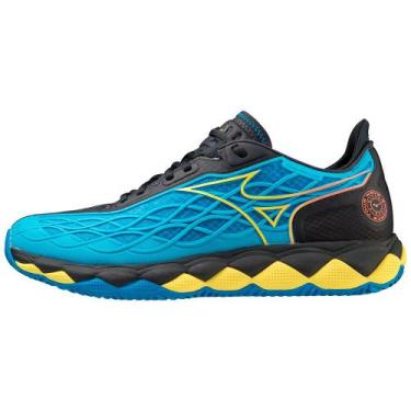 Imagem de Tênis de Tennis Unissex Mizuno Wave Enforce Tour Clay Court, Azul, 39