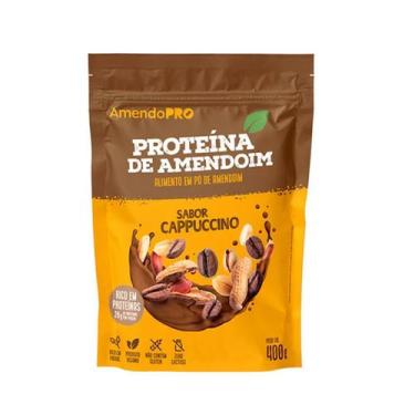 Imagem de Proteina de Amendoim - 400g Cappucino - AmendoPro