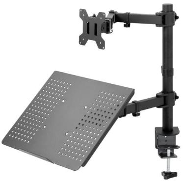 Imagem de Suporte de Mesa Monitor e Notebook Articulado 10" até 32" Regulável Ve