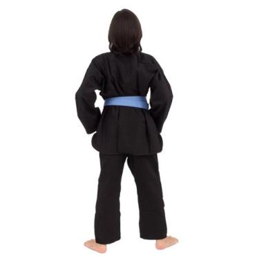 Imagem de Kimono Torah Judo/Jiu-Jitsu Combate Infantil, Preto, M3, Nacional, 30 