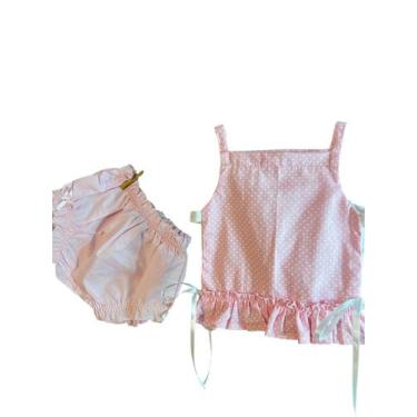 Imagem de Conjunto Bunda Rica Bebê Menina com Babados Luxo Cores - Baby luxo, Ki
