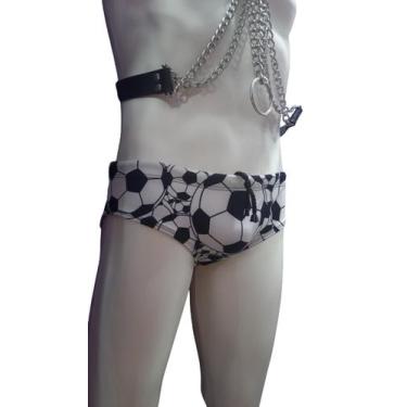 Imagem de Sunga slip cintura baixa cavada futebol - Shoptem7 
