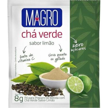 Imagem de Chá Verde Magro Sabor Limão Zero Lowçucar 8g