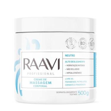 Imagem de Creme de Massagem Neutro Hipoalergênico 500g - Raavi