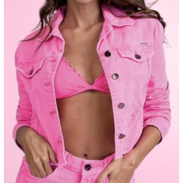 Imagem de Jaqueta Jeans Lança Perfume Pink