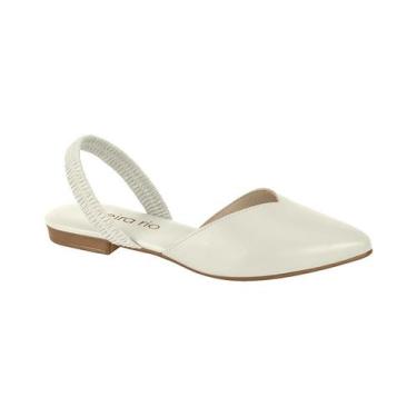 Imagem de Sapatilha Mule Feminino Beira Rio Slingback Bico Fino Elegante 4134.44
