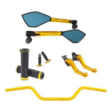 Imagem de Manete Manopla Retrovisor Peso Guidão Xt660r Xt225 Dt200 Tdm - Stark R