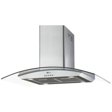 Imagem de Coifa De Ilha Fischer Island Fischer 90CM 220V 228W Inox/Vid, 220V
