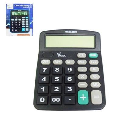 Imagem de Calculadora eletronica 12 digitos 13,5x11cm - DS TOOLS
