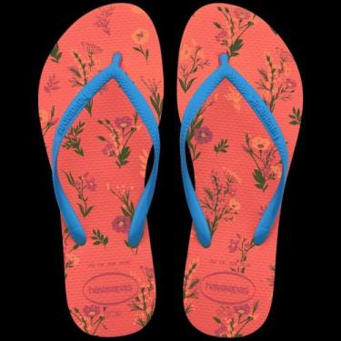 Imagem de Chinelo havaianas romance salmão, 39/40