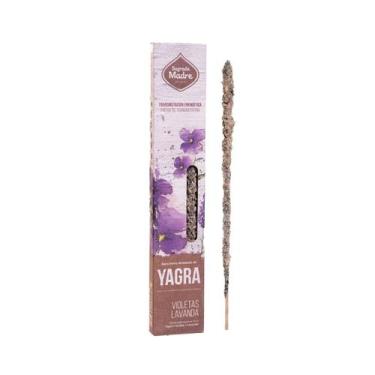 Imagem de Incenso Natural Yagra Violeta e Lavanda Sagrada Madre