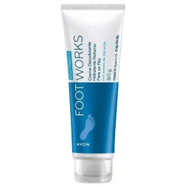 Imagem de Creme para pés avon footworks noturno chá verde 80g