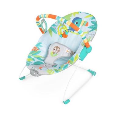 Imagem de Cadeira descanso bebê vibratória rain forest floresta animais bright s