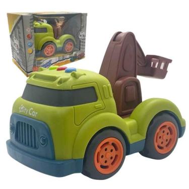 Imagem de Caminhão Do Bebê Big Truck Com Luz e Som, Pica Pau, Carrinho Musical C