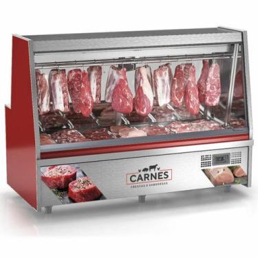 Imagem de Balcão Expositor Açougue, Turino Gats-200, Sem Deposito, 220v - Gelopa