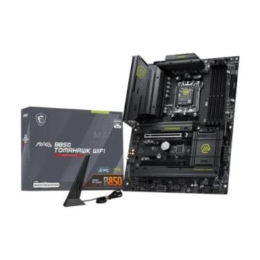 Imagem de Placa Mãe MSI MAG B850 TOMAHAWK WIFI AM5 4xDDR5 Chipset AMD B850 ATX