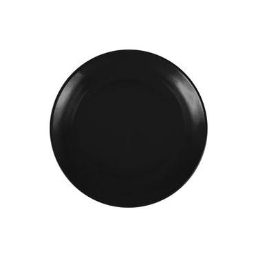 Imagem de Prato Sobremesa Coupe Clean Esmalte Preto 20Cm - Corona