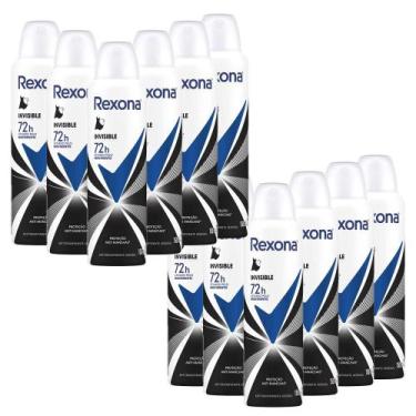 Imagem de Kit 12 Desodorante Rexona Motionsense Invisible 150ml