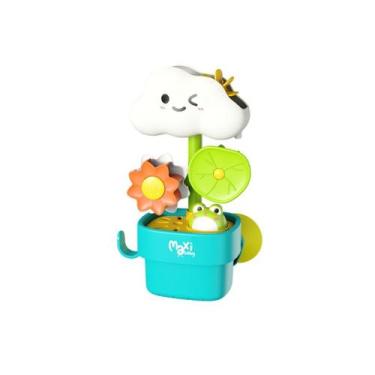 Imagem de Brinquedo De Banho Bebê Mini Cascata Com Ventosa Banheira Box Aquababy