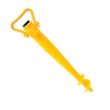 Imagem de Sacador/Furador de Areia e De Praia Suporte Guarda Sol - Unidade (Amarelo)