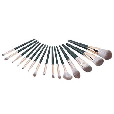 Imagem de Ferramenta de maquiagem, conjunto de pincéis de maquiagem para rosto, coloração , 15 peças, portátil, toque macio para casa, loja de cosméticos, profissionais iniciantes