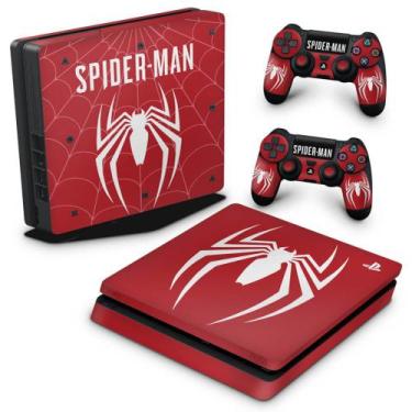 Imagem de Adesivo Compatível Ps4 Slim Skin - Spider-Man Bundle B - Pop Arte Skin