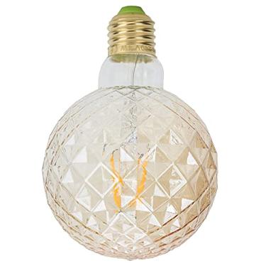 Imagem de Garosa G95 220V LED Lâmpada Decorativa E27 4W 2700K 360LM Lâmpada de Vidro Abacaxi Interior Lâmpada de Filamento LED Lâmpada Vintage Lâmpada para Sala de Estar Quarto Luz Quente (Ouro), Lâmpada