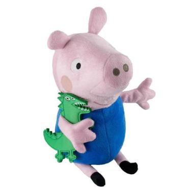 Dinossauro de Pelucia do George do Desenho Peppa Pig 20cm - Pelúcias HAS  Brasil