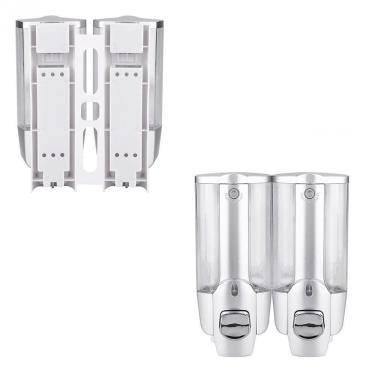 Imagem de Dispenser Duplo Shampoo kit 5 uni Sabonete ,Alcool Gel ,Hotel Casa Shopping