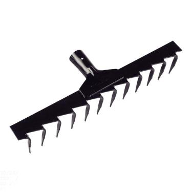 Imagem de Ancinho Estampado com 12 Dentes Tramontina em Aço sem Cabo Tramontina